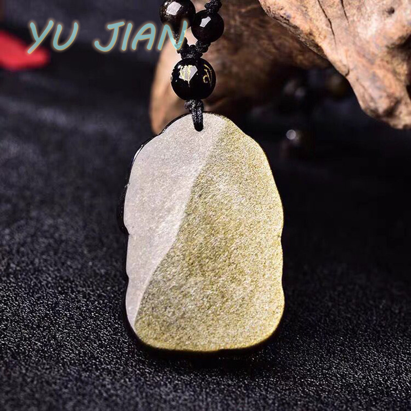 Natural Gold-Obsidian Pendant  - đánh giá và giá Longevity Health & Wellness Hotel