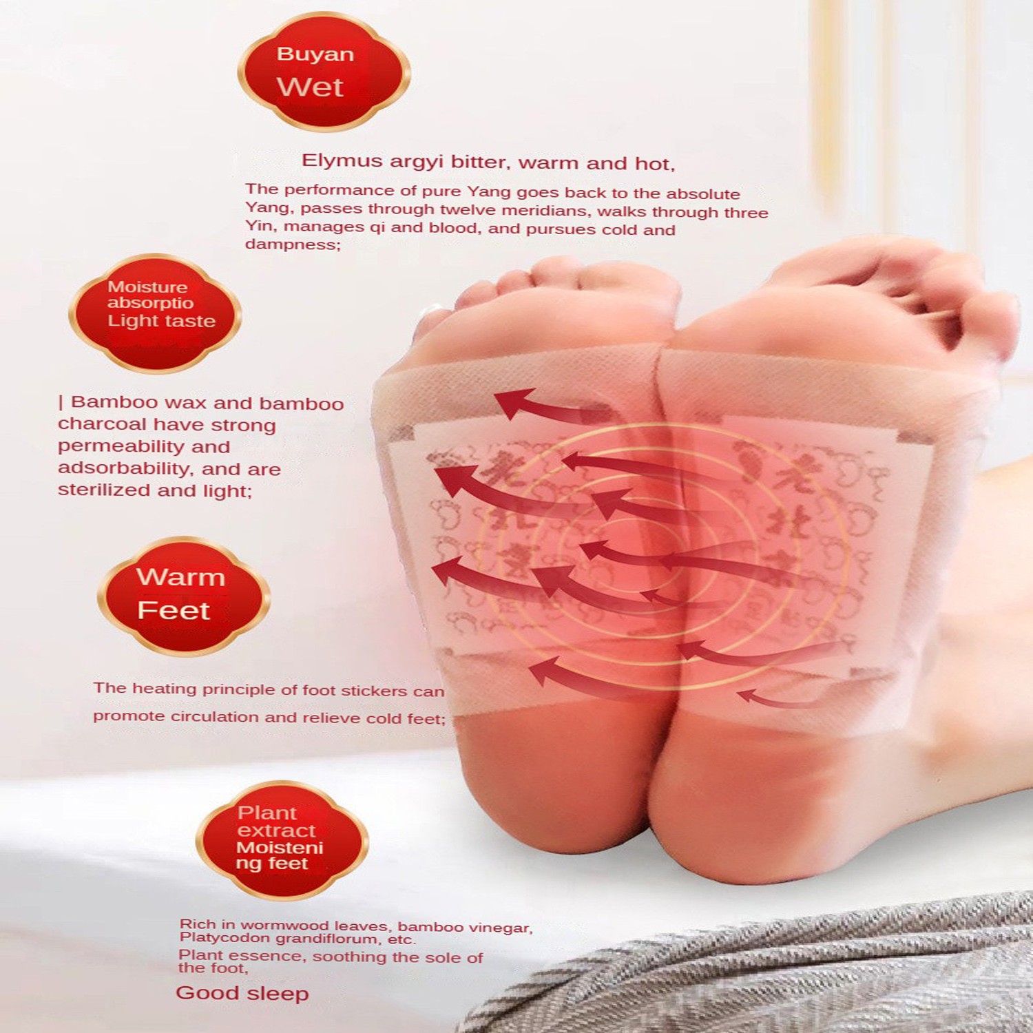 50pcs Pads+50pcs Detox Foot Pa - đánh giá và giá Detox Foot Patch