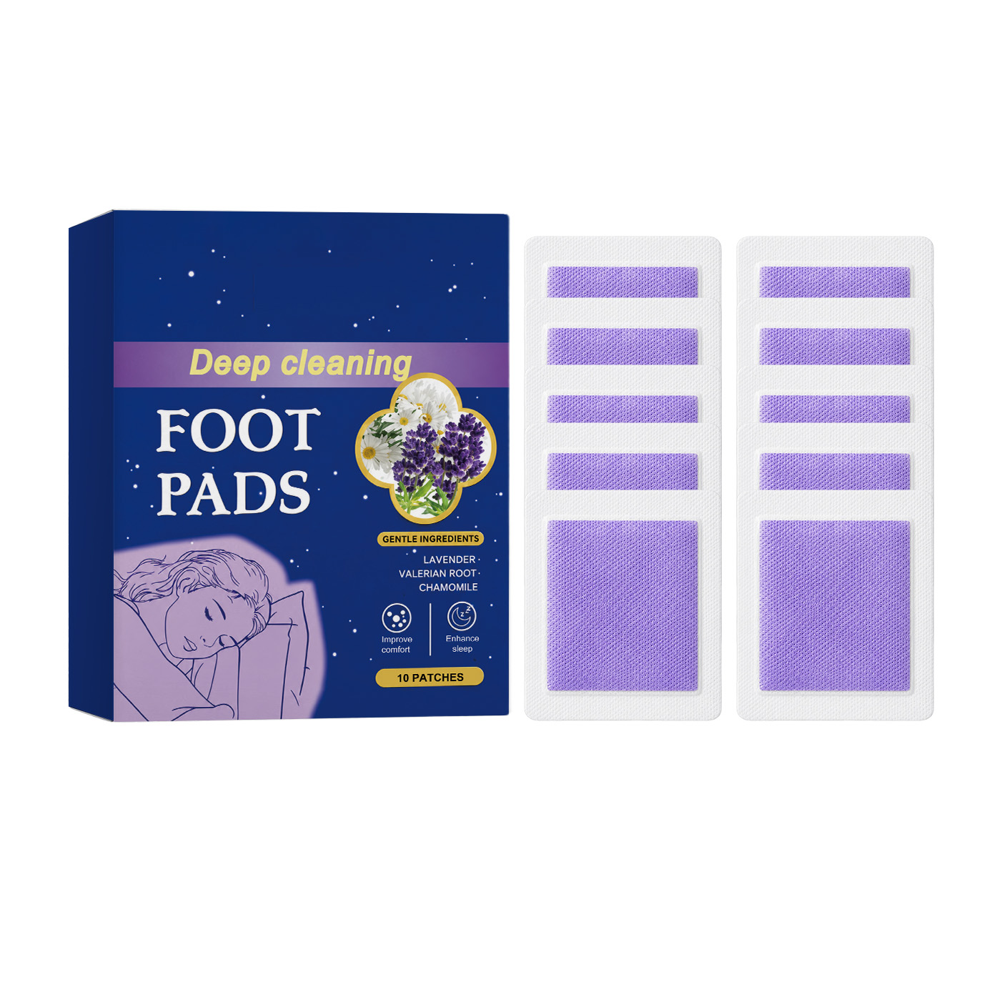 Deep Sleep Foot Patches Improv - đánh giá và giá Detox Foot Patch