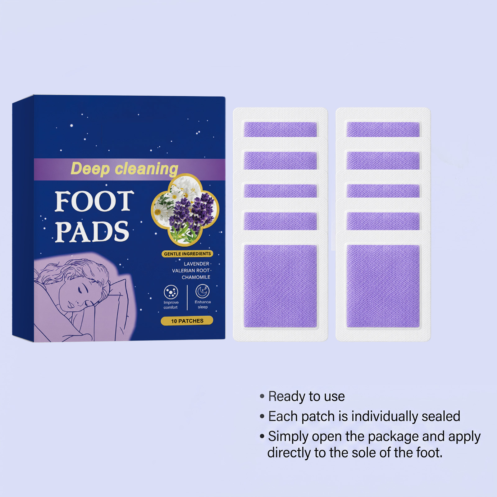 Deep Sleep Foot Patches Improv - đánh giá và giá Detox Foot Patch