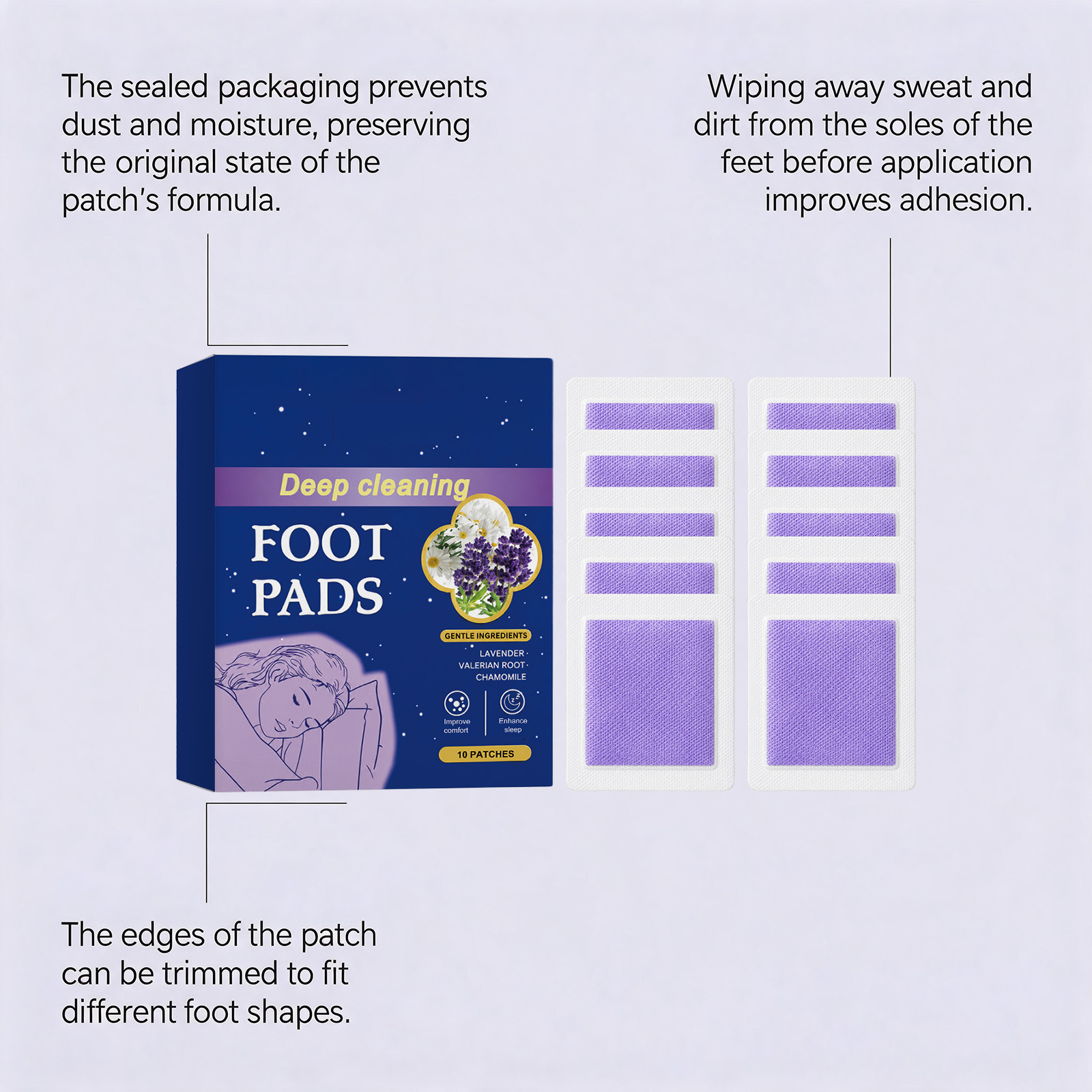 Deep Sleep Foot Patches Improv - đánh giá và giá Detox Foot Patch
