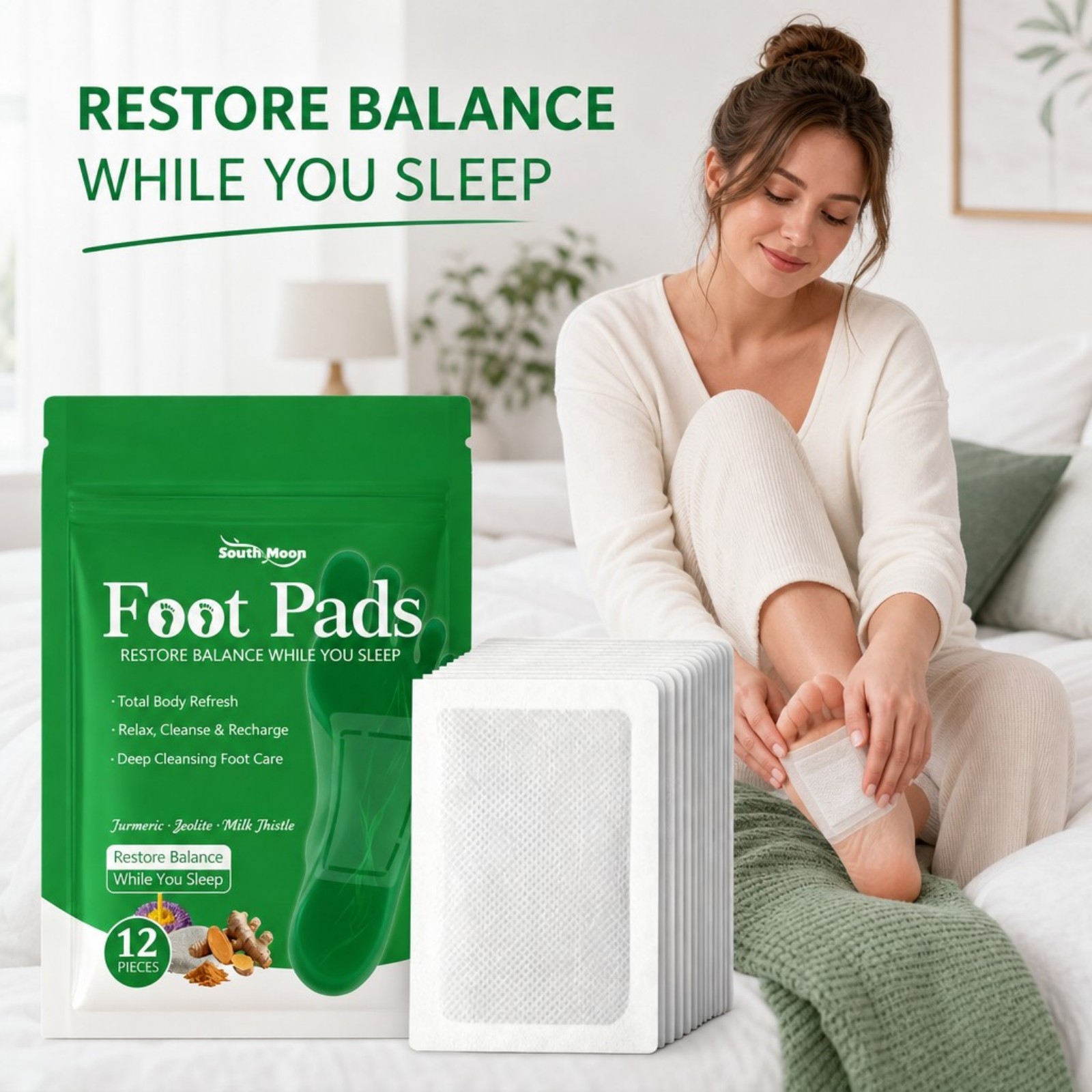 12/36/60/120pcs Turmeric Foot  - đánh giá và giá Detox Foot Patch